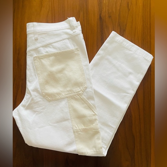 Madewell The Perfect Vintage Straight Leg Jean Two Toned Workwear Edition NWT - Picture 5 of 16